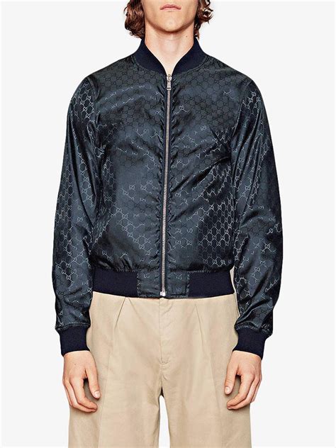 mens gucci reversible jacket|gucci jacket sale men.